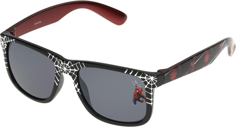 Foster Grant Marvel Boys Spider-Man Kids 2 Wayshape Sunglasses, Black, 49 - Image 2